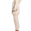 American vintage Domy Strick-Hoodie Damen, Beige