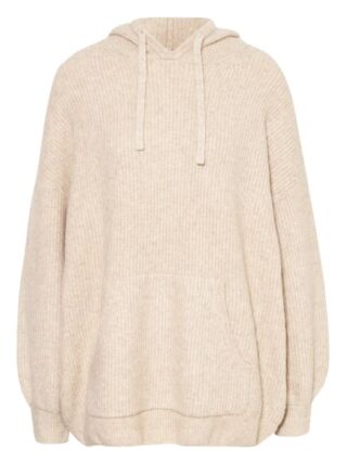 American vintage Domy Strick-Hoodie Damen, Beige