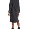American vintage Hemdblusenkleid Damen, Blau