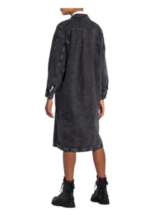 American vintage Hemdblusenkleid Damen, Blau