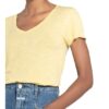 American vintage Jacksonville T-Shirts Damen, Gelb