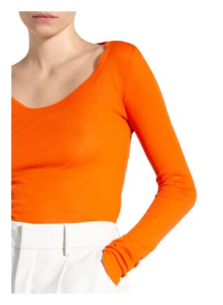 American vintage Massachusetts Longsleeve Damen, Orange