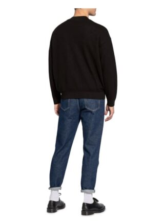 American vintage Pullover Herren, Schwarz