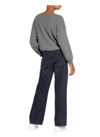 American vintage Rir Sweatshirt Damen, Grau