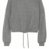 American vintage Rir Sweatshirt Damen, Grau