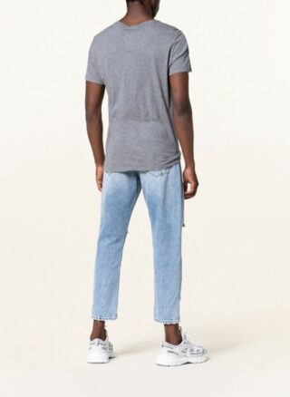 American vintage T-Shirt Herren, Grau