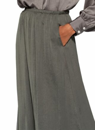 American vintage Wid A-Linien-Rock Damen, Grau