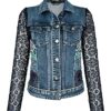 Amy Vermont Jeansjacke Damen, Blau