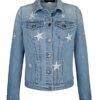 Amy Vermont Jeansjacke Damen, Blau