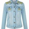 Amy Vermont Jeansjacke Damen, Blau