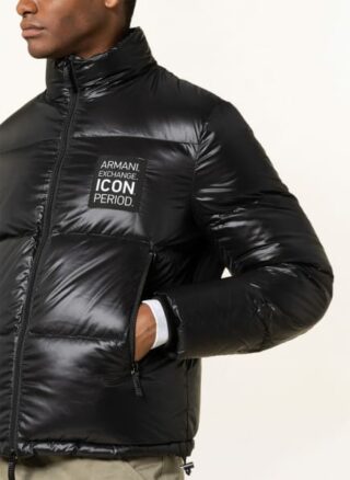 Armani Exchange Daunenjacke Herren, Schwarz