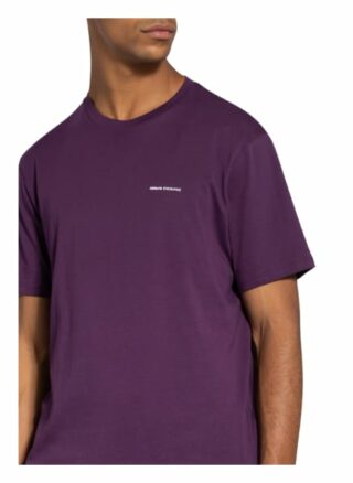 Armani Exchange T-Shirt Herren, Lila