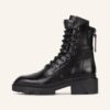 Ash Madness Schnürboots Damen, Schwarz