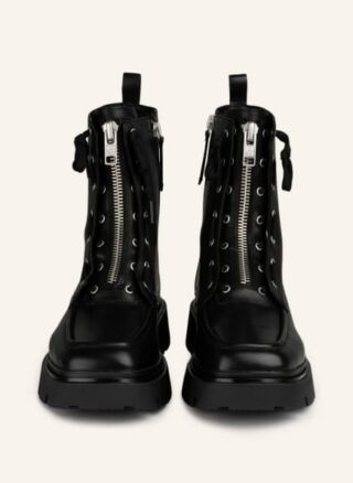 Ash Urano Schnürboots Damen, Schwarz
