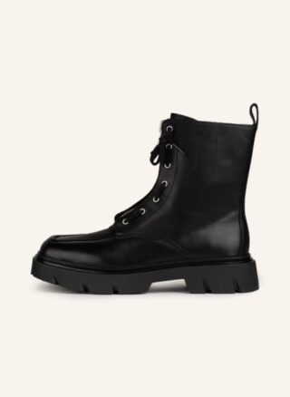 Ash Urano Schnürboots Damen, Schwarz