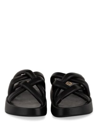 Ash Vanessa Plateau-Pantoletten Damen, Schwarz