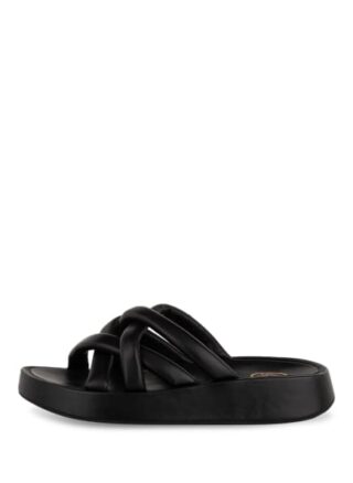 Ash Vanessa Plateau-Pantoletten Damen, Schwarz