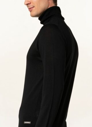 BALDESSARINI Rollkragenpullover Herren, Schwarz