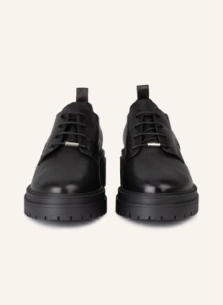 BA&SH Camdem Plateau-Schnürer Damen, Schwarz
