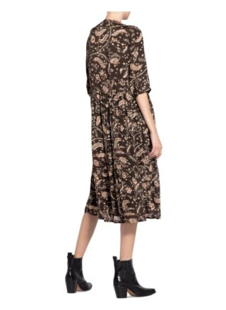 BA&SH Cherry Kleid in A-Linie Damen, Grau
