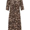 BA&SH Cherry Kleid in A-Linie Damen, Grau