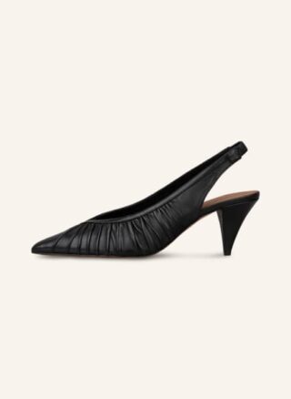 BA&SH Cherry Samtpumps Damen, Schwarz