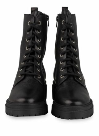 BA&SH Comy Schnürboots Damen, Schwarz