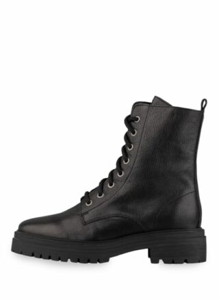 BA&SH Comy Schnürboots Damen, Schwarz