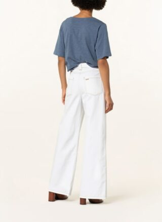 BA&SH Csoul Flared Leg Jeans Damen, Weiß