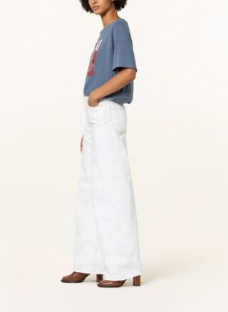 BA&SH Csoul Flared Leg Jeans Damen, Weiß