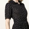 BA&SH Eddy Kleid in A-Linie Damen, Grau