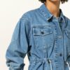 BA&SH Edson Jeansjacke Damen, Blau