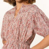 BA&SH Iris Kleid in A-Linie Damen, Beige