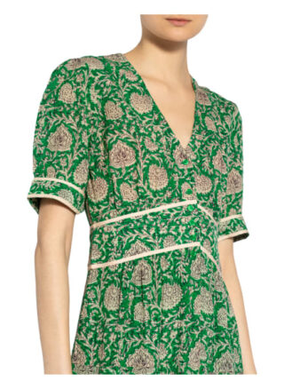BA&SH Plume Hemdblusenkleid Damen, Grün