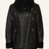 BE EDGY Bealora Lederjacke Damen, Schwarz