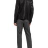 BE EDGY Becarlos Lederjacke Herren, Schwarz