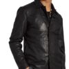 BE EDGY Becarlos Lederjacke Herren, Schwarz