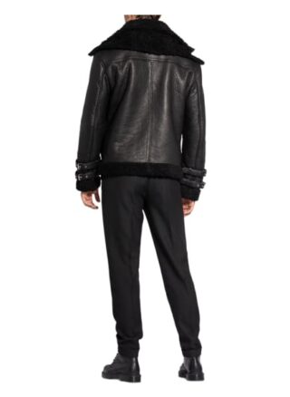 BE EDGY Bemio Lederjacke Herren, Schwarz
