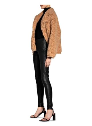 BE EDGY Besasi Lederleggings Damen, Schwarz