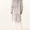 BENEDETTA NOVI Echtfell-Mantel Damen, Beige