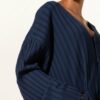 BLACK PALMS THE LABEL Carly Strickjacke Damen, Blau