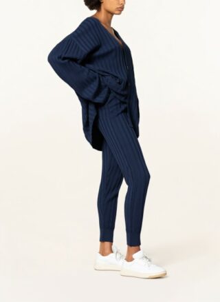 BLACK PALMS THE LABEL Josy Strickhose Damen, Blau