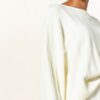 BLACK PALMS THE LABEL Stacy Pullover Damen, Weiß