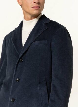 BOGLIOLI Cashmere-Mantel Herren, Blau