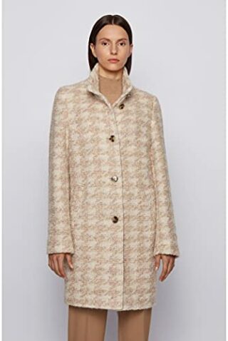 BOSS C_cochilly Wollmantel Damen, Beige