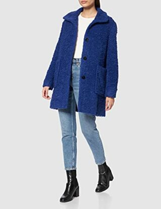 BOSS Ochilly Wollmantel Damen, Blau
