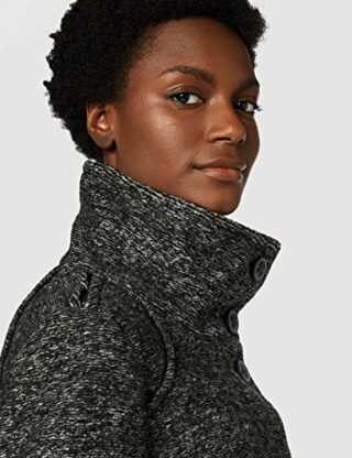 BOSS Okirana4 Wollmantel Damen, Schwarz