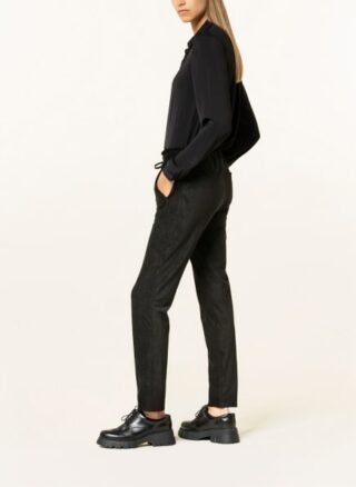 BRAX Morris Lederhose Damen, Schwarz