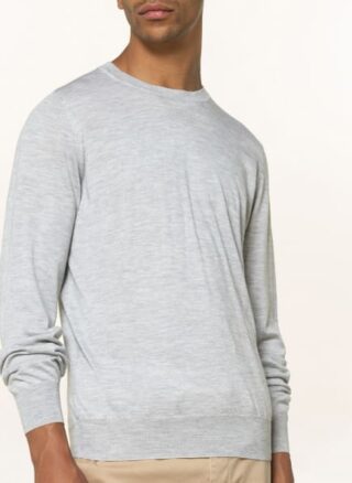BRUNELLO CUCINELLI Cashmere-Pullover Herren, Silber