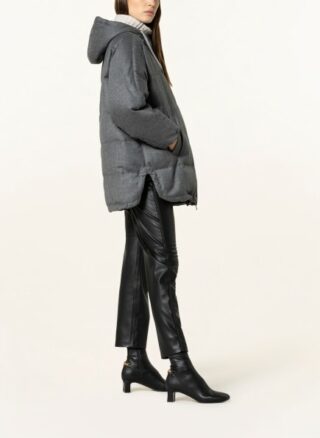 BRUNELLO CUCINELLI Daunenmantel Damen, Grau